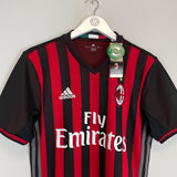 2016/17 AC MILAN *BNWT* HOME SHIRT (S) ADIDAS