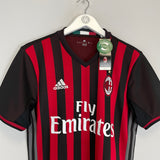 2016/17 AC MILAN *BNWT* HOME SHIRT (S) ADIDAS