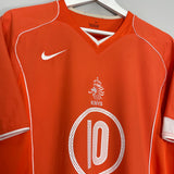 2004/06 NETHERLANDS V.NISTELROOY #10 HOME SHIRT (M) NIKE