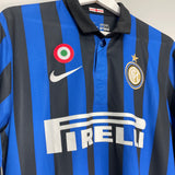 2011/12 INTER MILAN NAGATOMO #55 HOME SHIRT (L) NIKE