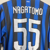 2011/12 INTER MILAN NAGATOMO #55 HOME SHIRT (L) NIKE