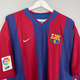 2002/03 BARCELONA RIQUELME #10 HOME SHIRT (XL) NIKE