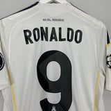 2009/10 REAL MADRID RONALDO #9 C/L HOME SHIRT (S) ADIDAS