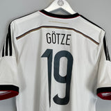 2014/15 GERMANY GOTZE #19 HOME SHIRT (L) ADIDAS