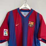 2002/03 BARCELONA RIQUELME #10 HOME SHIRT (L) NIKE