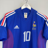 2002/04 FRANCE ZIDANE #10 HOME SHIRT (S) ADIDAS