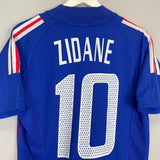 2002/04 FRANCE ZIDANE #10 HOME SHIRT (S) ADIDAS