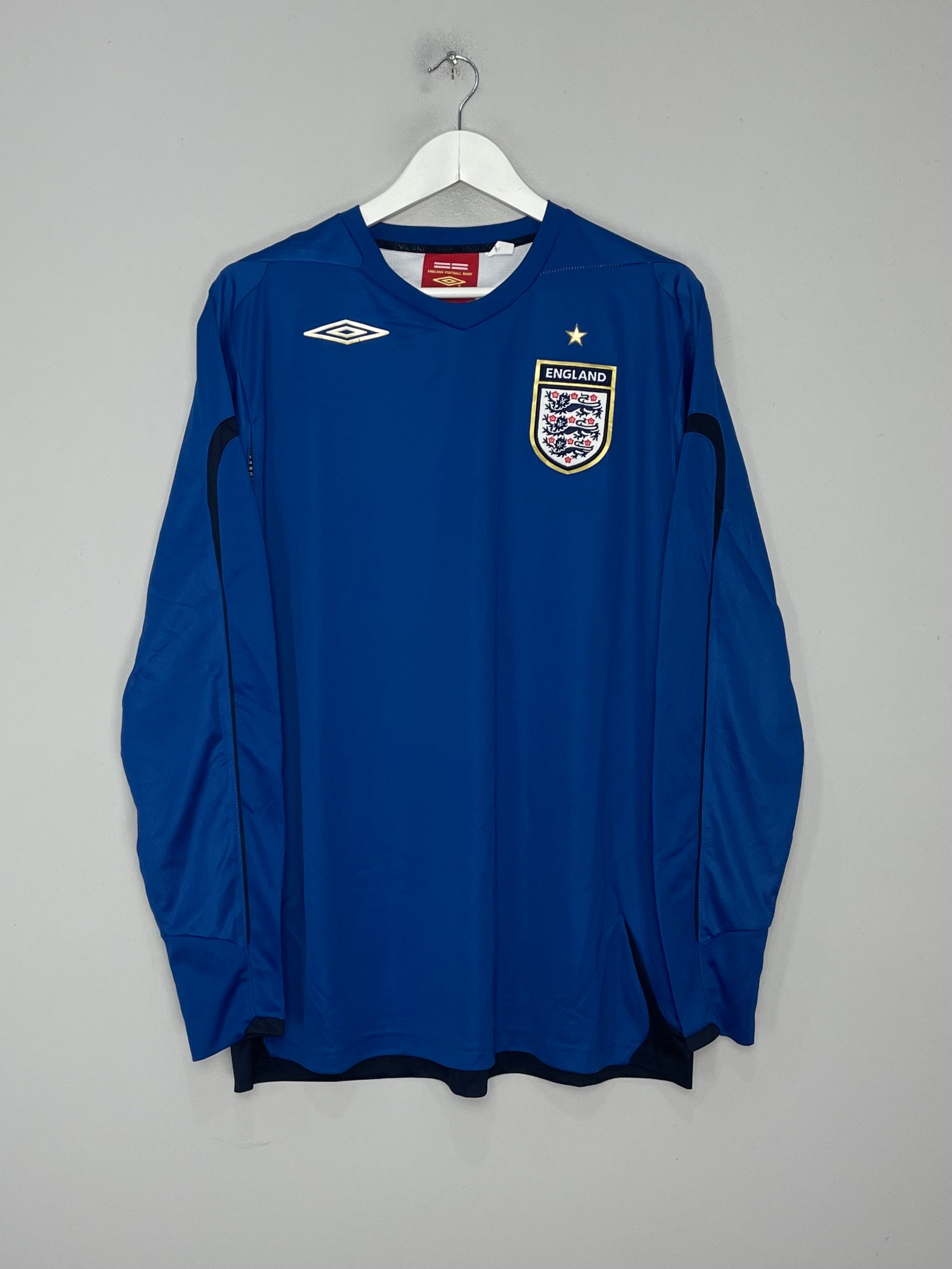 2006/08 ENGLAND GK SHIRT (XXL) UMBRO