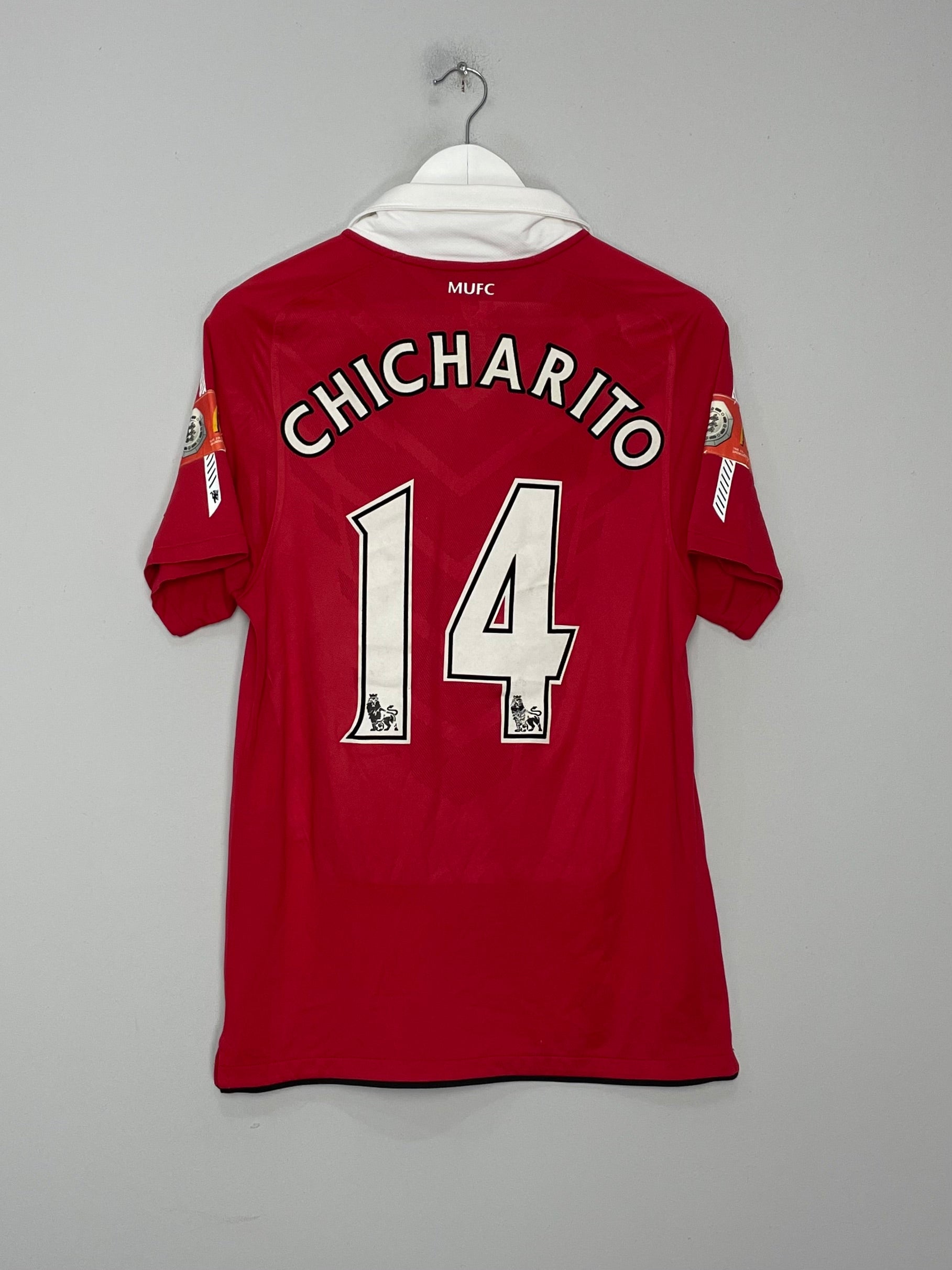 2010/11 MANCHESTER UNITED CHICHARITO #14 HOME SHIRT (S) NIKE