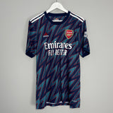 2021/22 ARSENAL WHITE #4 THIRD SHIRT (L) ADIDAS