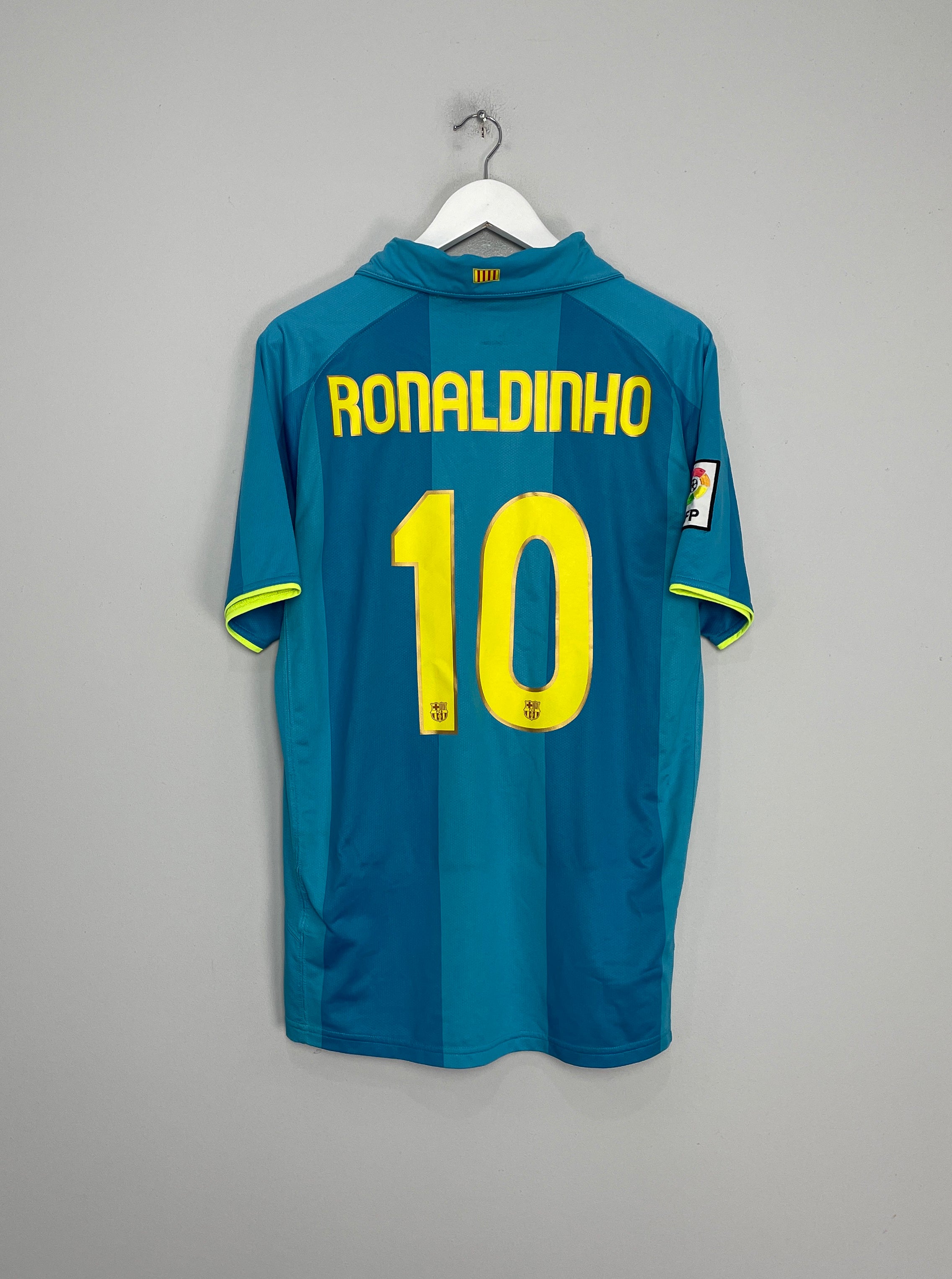 2007/08 BARCELONA RONALDINHO #10 AWAY SHIRT (L) NIKE