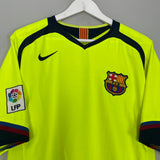 2005/06 BARCELONA RONALDINHO #10 AWAY SHIRT (L) NIKE