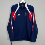 2002/03 FRANCE 1/4 ZIP TRACKSUIT TOP (M) ADIDAS