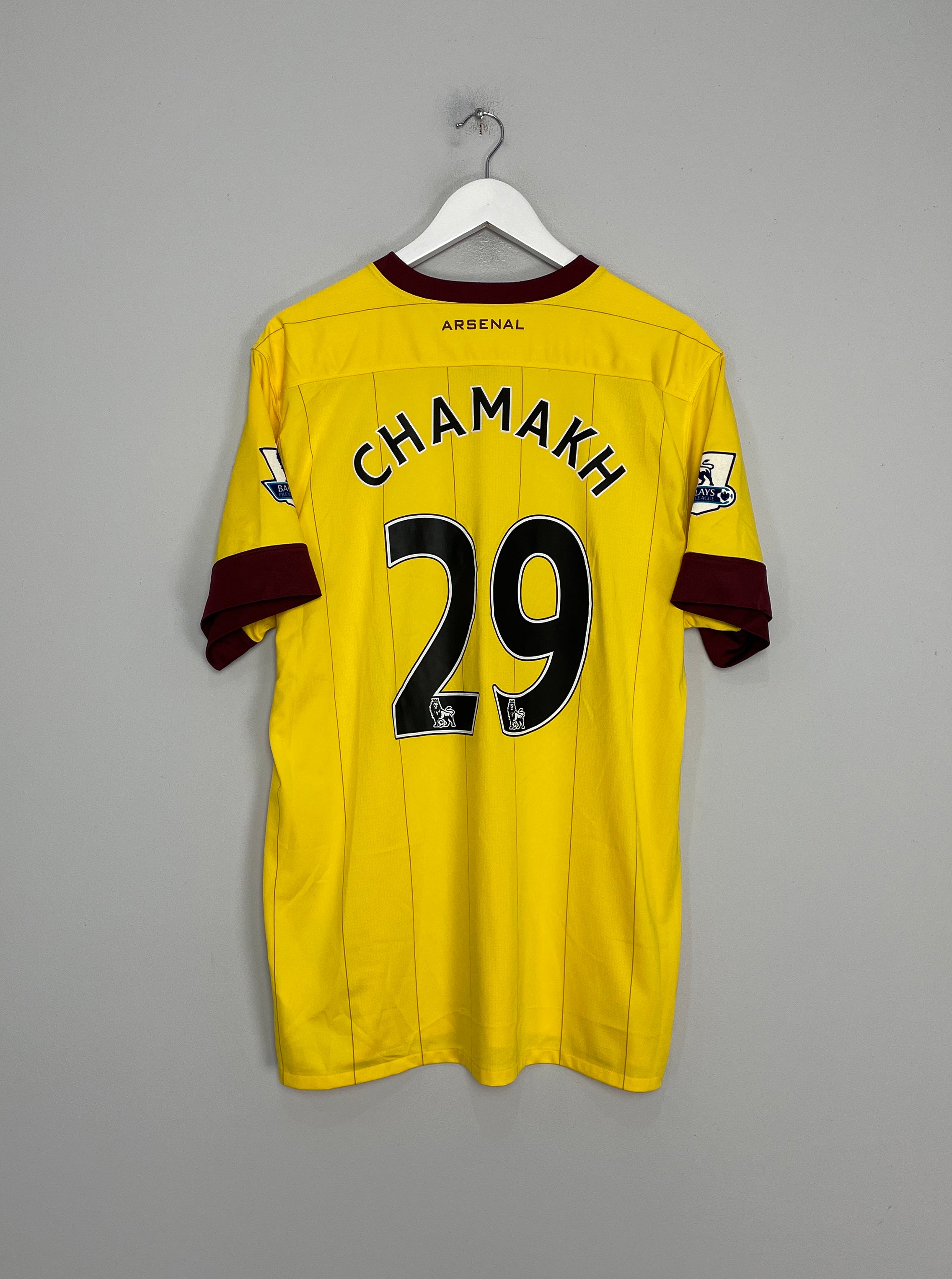 2010/13 ARSENAL CHAMAKH #29 AWAY SHIRT (XL) NIKE