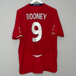 2008/10 ENGLAND ROONEY #9 AWAY SHIRT (L) UMBRO