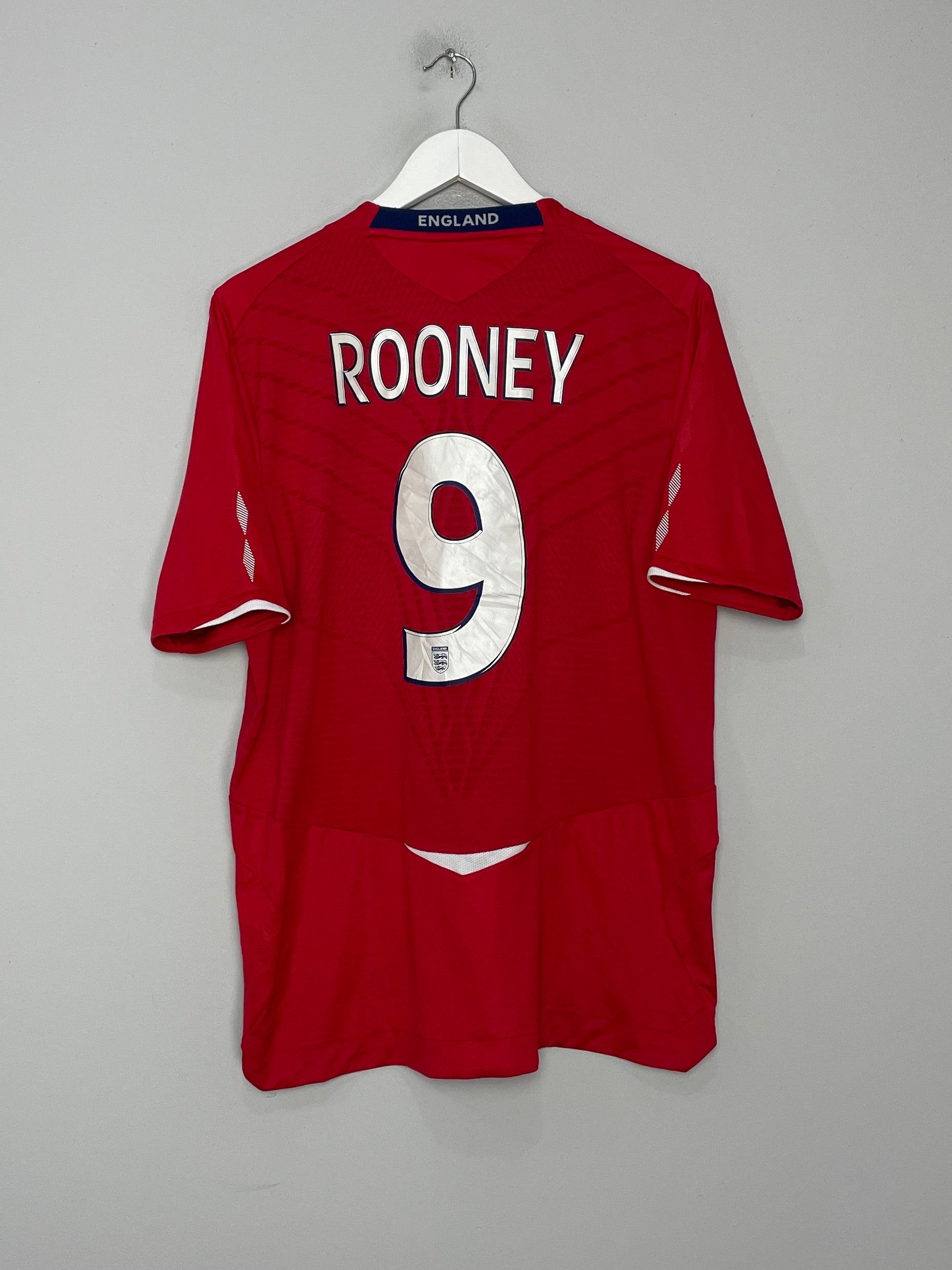 2008/10 ENGLAND ROONEY #9 AWAY SHIRT (L) UMBRO