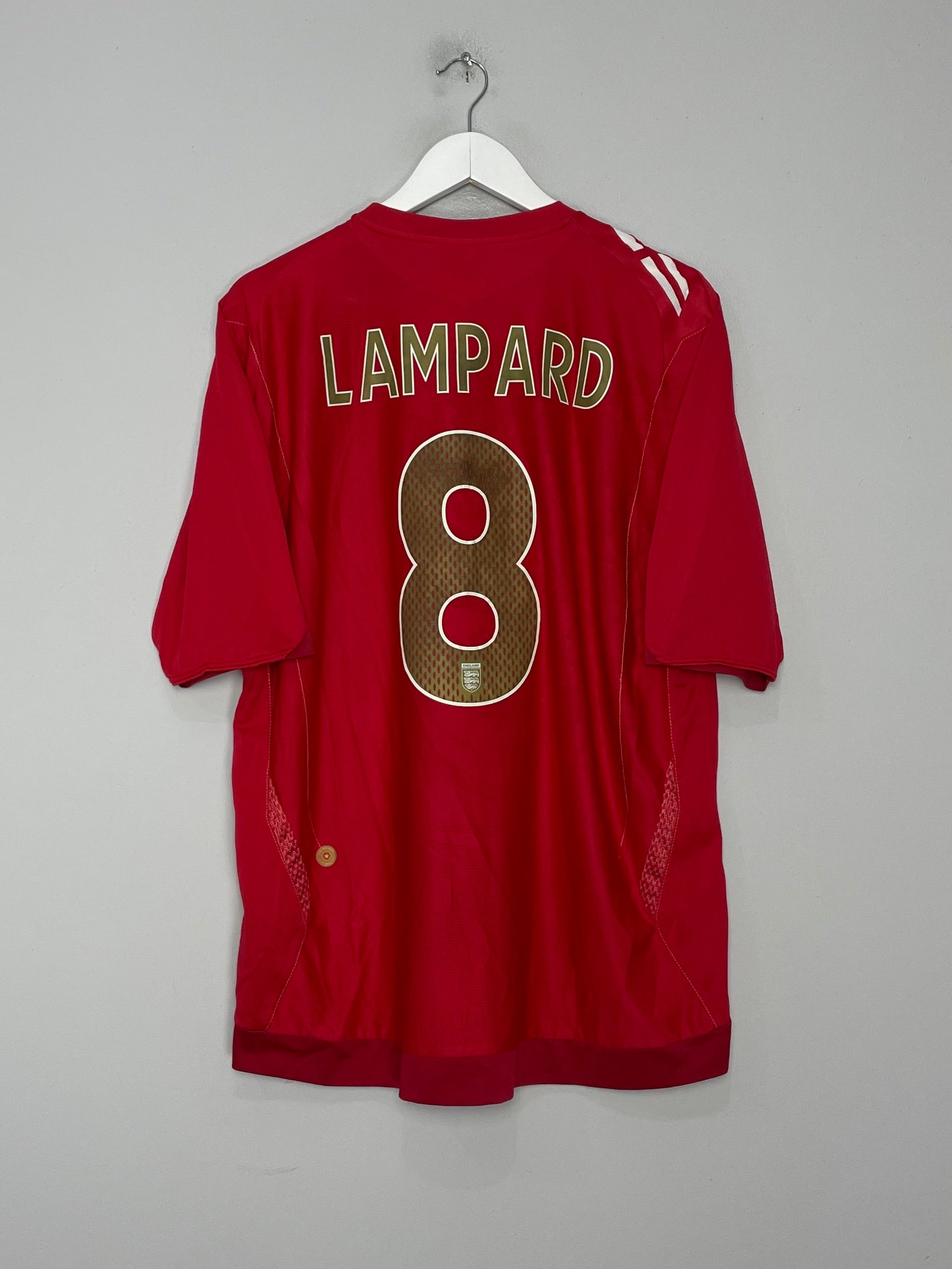 2006/08 ENGLAND LAMPARD #8 AWAY SHIRT (XXL) UMBRO