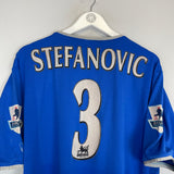 2003/05 PORTSMOUTH STEFANOVIC #3 HOME SHIRT (S) OM