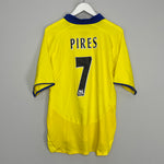 2003/05 ARSENAL PIRES #7 AWAY SHIRT (L) NIKE