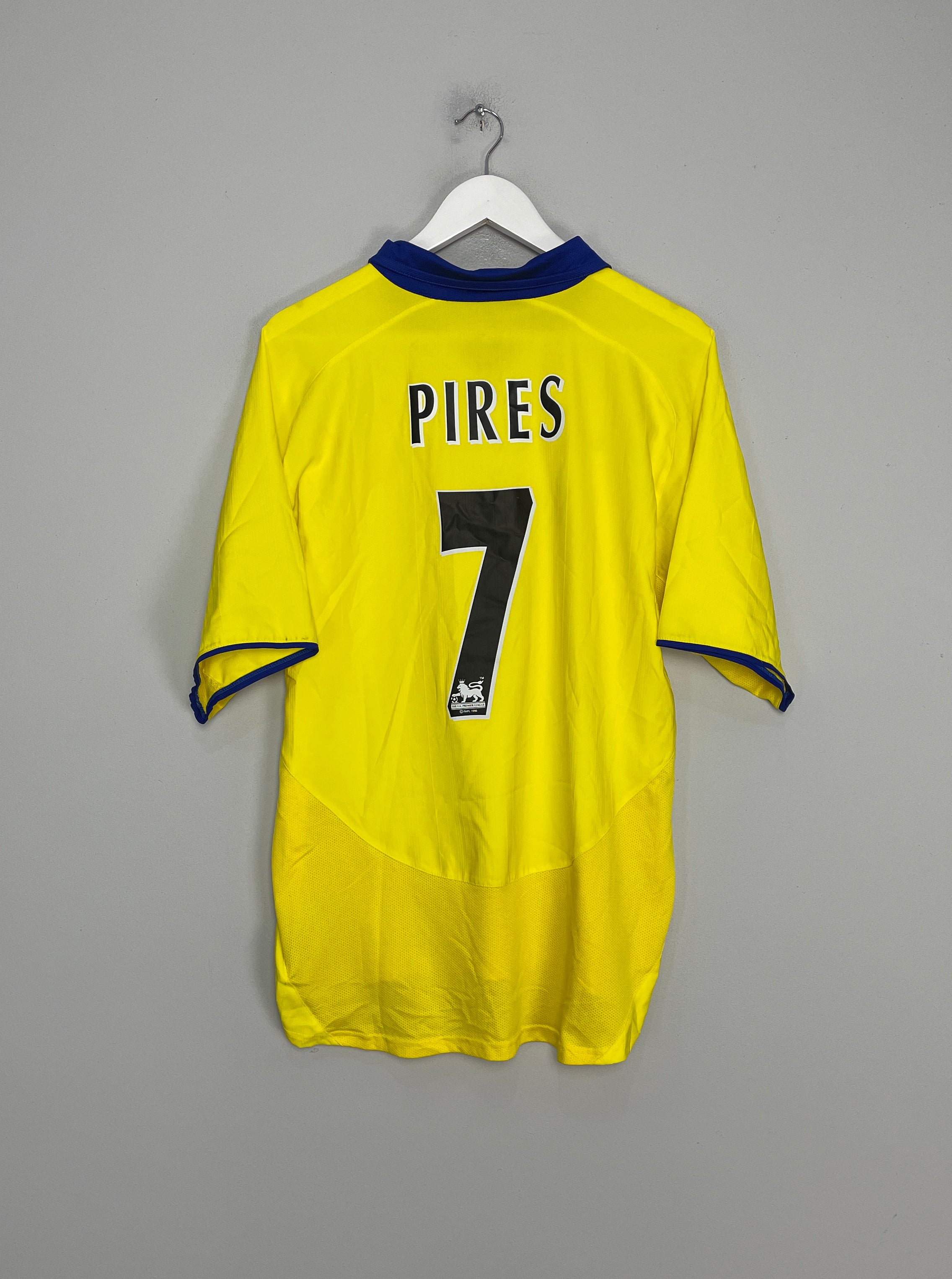 2003/05 ARSENAL PIRES #7 AWAY SHIRT (L) NIKE