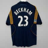 2007/08 LA GALAXY BECKHAM #23 AWAY SHIRT (L) ADIDAS