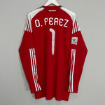 2010/11 MEXICO O.PEREZ #1 *PLAYER ISSUE* GK SHIRT (XL) ADIDAS