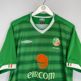 2003/04 IRELAND HOME SHIRT (L) UMBRO