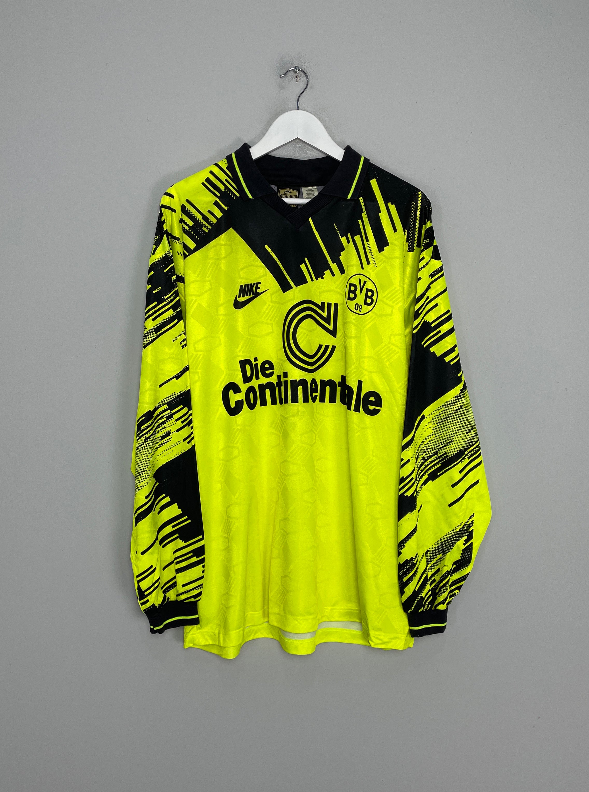 1993/94 DORTMUND L/S HOME SHIRT (XXL) NIKE