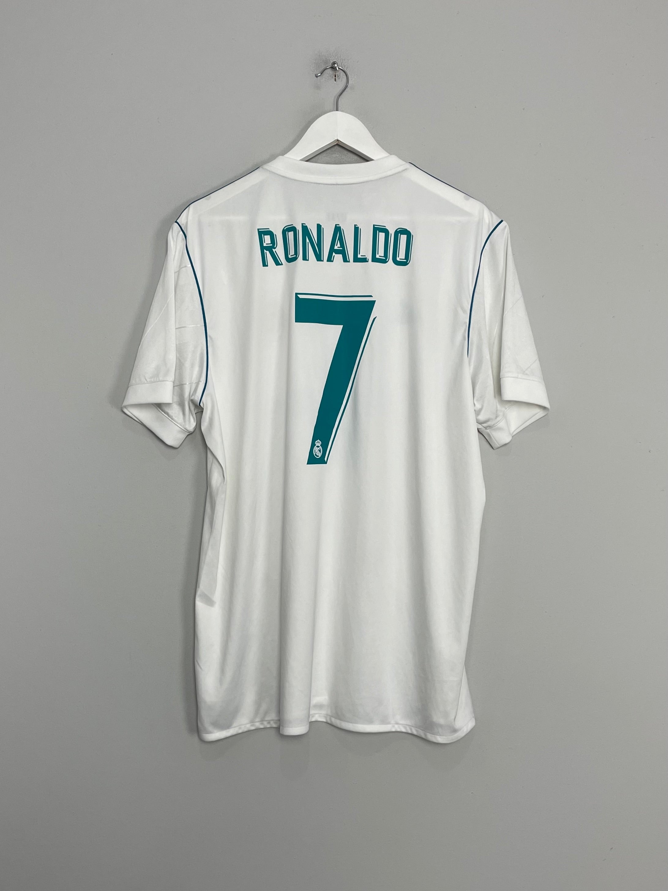 2017/18 REAL MADRID RONALDO #7 HOME SHIRT (XL) ADIDAS