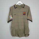 2003/04 BARCELONA RONALDINHO #10 AWAY SHIRT (M) NIKE