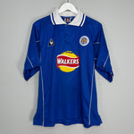 2000/01 LEICESTER CITY HOME SHIRT (L) LE COQ SPORTIF