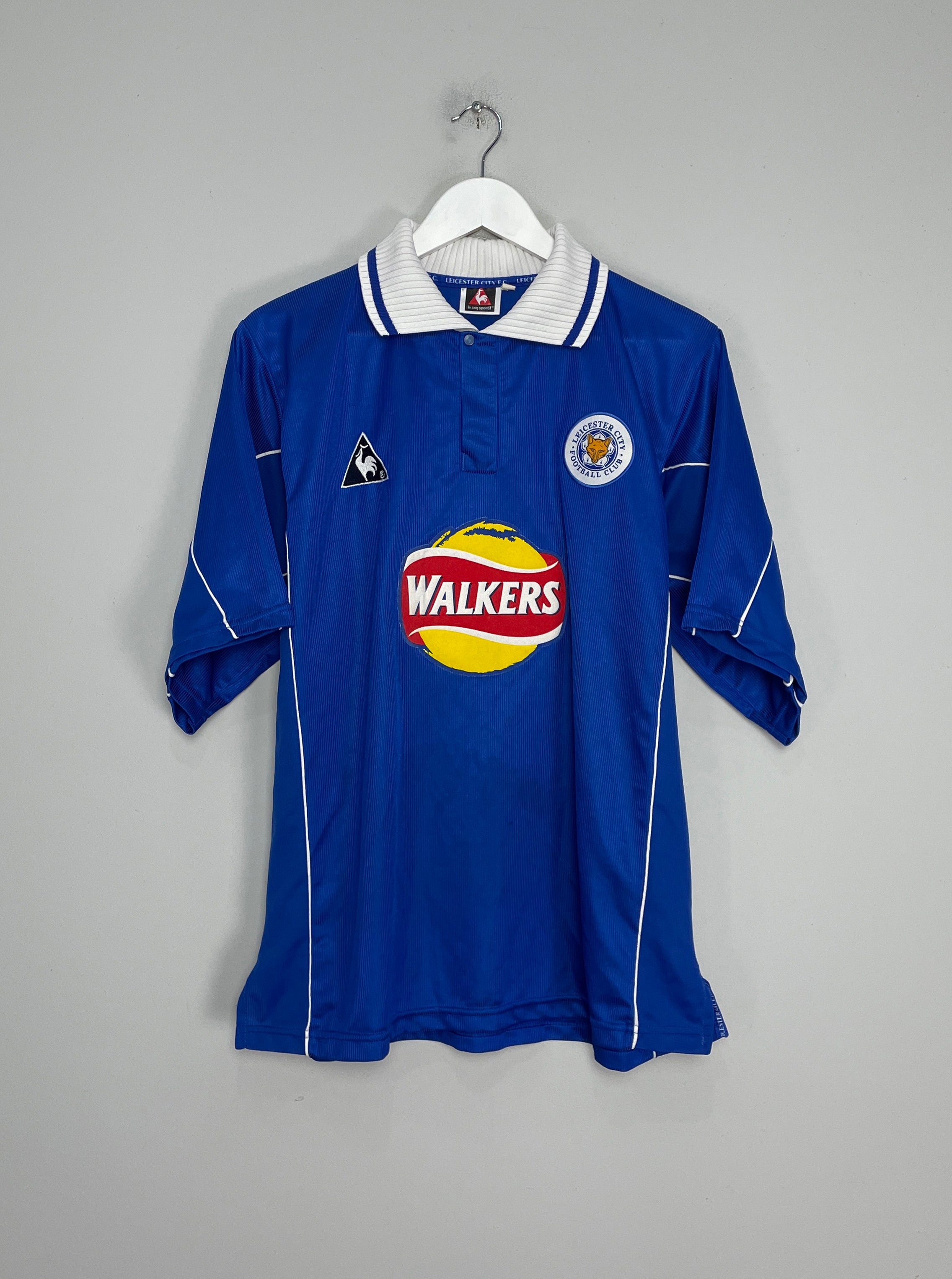 2000/01 LEICESTER CITY HOME SHIRT (L) LE COQ SPORTIF