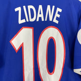 2000/02 FRANCE ZIDANE #10 HOME SHIRT (XL) ADIDAS