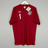 2012/13 ENGLAND HART #1 *BNWT* GK SHIRT (XL) UMBRO