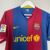 2006/07 BARCELONA RONALDINHO #10 HOME SHIRT (M) NIKE