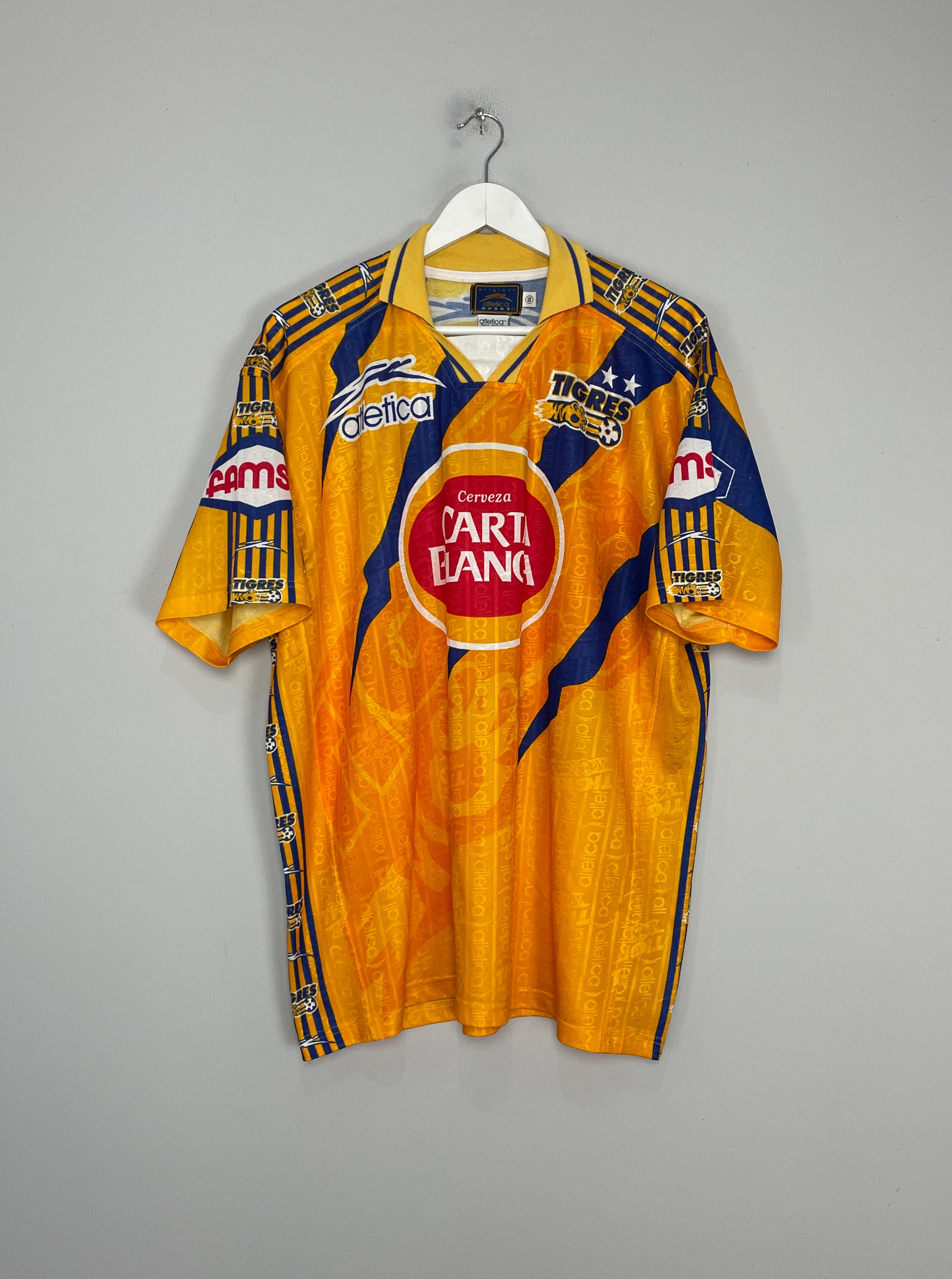 1997/98 TIGRES HOME SHIRT (XL) ATLETICA