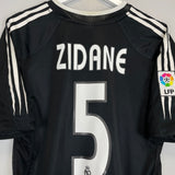 2004/05 REAL MADRID ZIDANE #5 AWAY SHIRT (M) ADIDAS