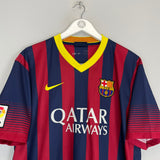 2013/14 BARCELONA NEYMAR JR #11 HOME SHIRT (XL) NIKE