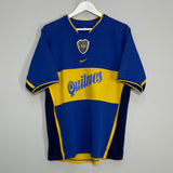 2001/02 BOCA JUNIORS HOME SHIRT (M) NIKE