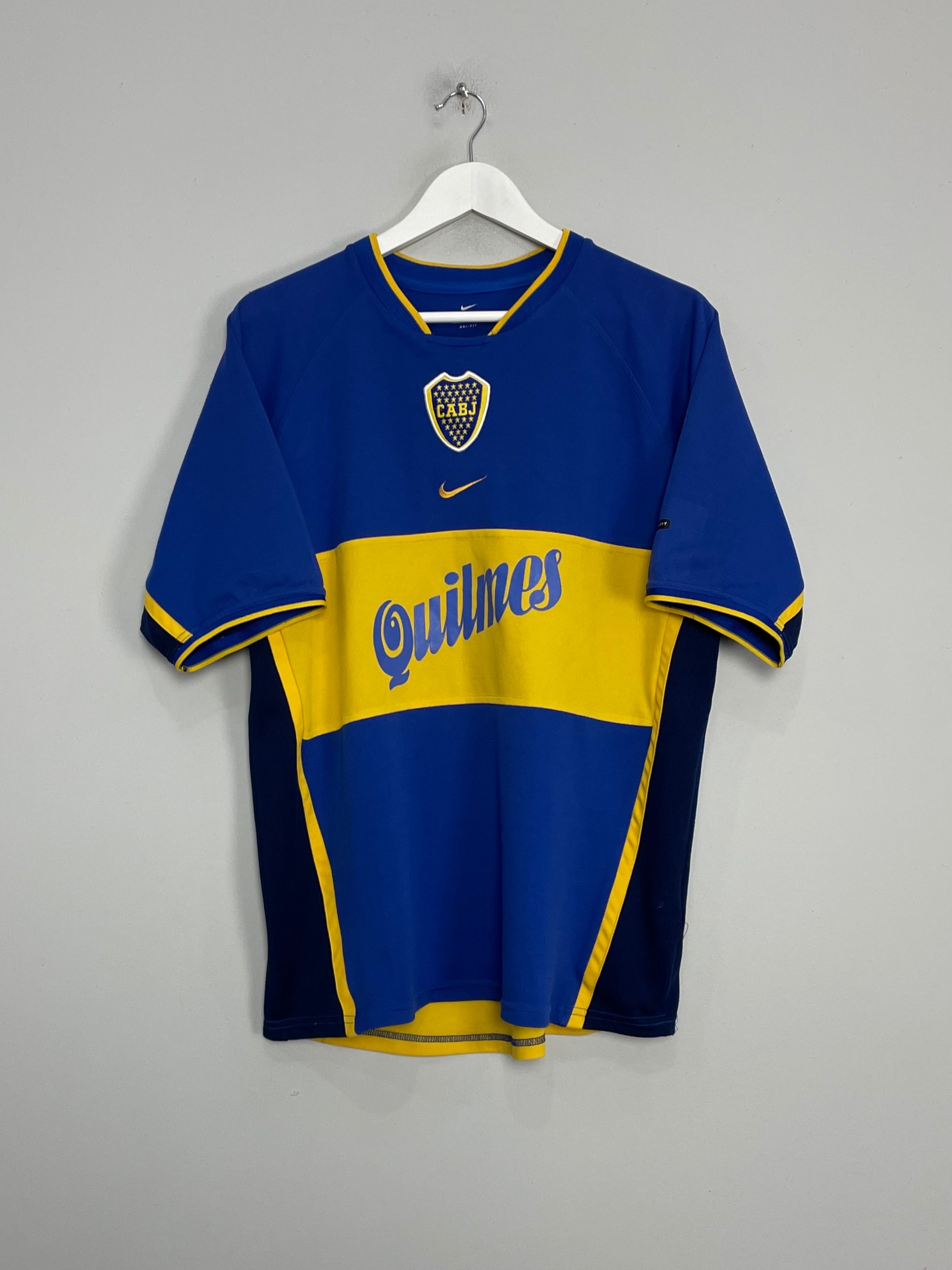 2001/02 BOCA JUNIORS HOME SHIRT (M) NIKE