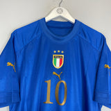 2004/06 ITALY BAGGIO #10 HOME SHIRT (L) PUMA