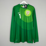 2013/14 ENGLAND HART #1 *150 YEARS* BNWT GK SHIRT (XL) NIKE