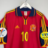 1999/02 SPAIN RAUL #10 HOME SHIRT (XL) ADIDAS