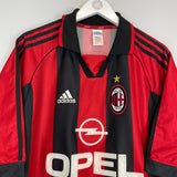 1998/00 AC MILAN MALDINI #3 HOME SHIRT (XL) ADIDAS