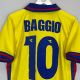 1999/00 BOLOGNA BAGGIO #10 HOME SHIRT (L) DIADORA