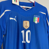 2010/12 ITALY PIRLO #21 PLAYER ISSUE L/S HOME SHIRT (XL) PUMA