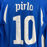 2010/12 ITALY PIRLO #21 PLAYER ISSUE L/S HOME SHIRT (XL) PUMA