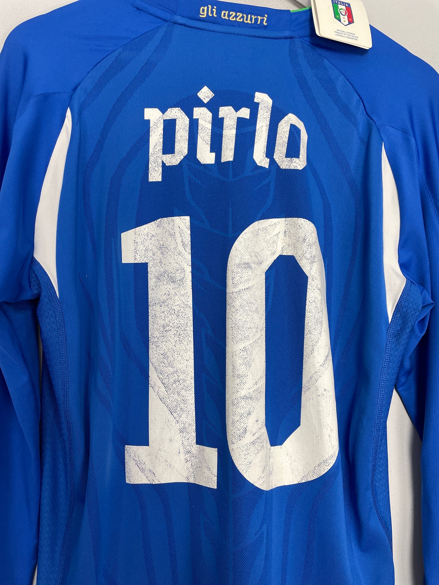 CULT KITS - 2010/12 ITALY PIRLO #21 PLAYER ISSUE L/S HOME SHIRT (XL ...