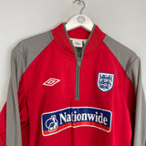 2009/10 ENGLAND 1/4 ZIP DRILL TOP (XL) UMBRO