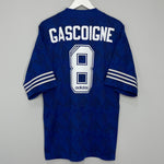 1994/96 RANGERS GASCOIGNE #8 HOME SHIRT (XL) ADIDAS